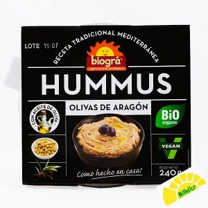 HUMMUS OLIVAS ARAGON 240 GRS*