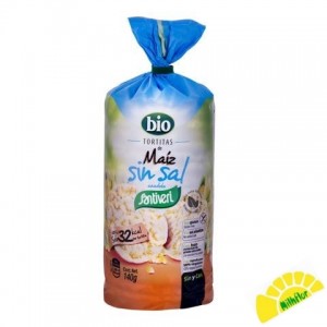 TORTITAS MAIZ SIN SAL BIO 