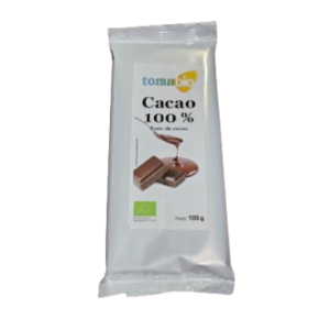 CHOCOLATE NEGRO 100% 100 GRS