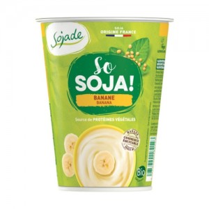 YOGUR SOJA CON PLATANO  400 GR