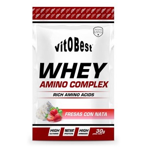 WHEY AMINO 30 GRS FRESA...