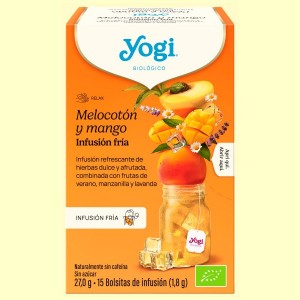 YOGI TEA FRIO MELOCOTON MANGO 